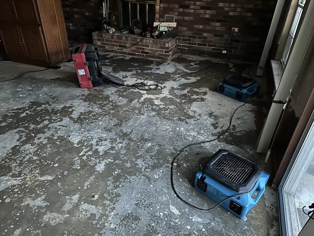 Garage Water Damage in Duson, Louisiana